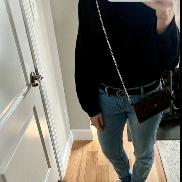 Louis Vuitton Monogram Sarah Wallet with Crossbody WOC Chain & Insert Included - Picture 8 of 16